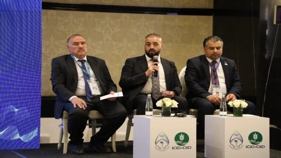 ضمن برنامج اليوم الثاني لمؤتمر بغداد الدولي للمياه ومؤتمر الري الدقيق الحادي عشر المنعقد في بغداد/فندق روتانا بابل