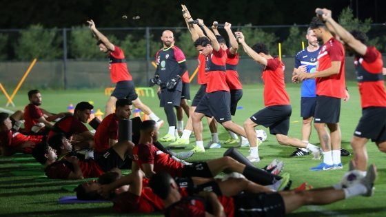 المنتخب الوطني يواصل تدريباته في البصرة استعداداً لمواجهة كوريا الجنوبية