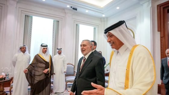 هل تتحول العلاقة بين بغداد والدوحة الى تحالف ممتد.. رئيس مجلس النواب محمود المشهداني يجتمع بنظيره القطري