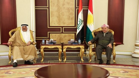 بارزاني يستقبل عدداً من الشخصيات وشيوخ ورؤساء العشائر في محافظة الأنبار ومناطق حزام بغداد