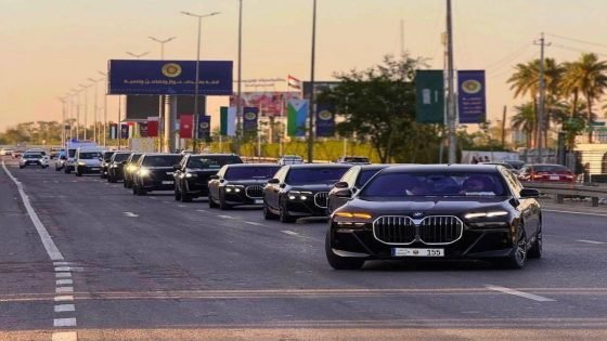 سيارات المانية من نوع BMW 7er Protection موديل 2025 في قمة بغداد