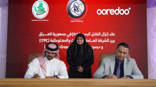 الاتصالات توقع عقد انزال الكابل البحري الرابع للعراق مع مجموعة أوريدو القطرية