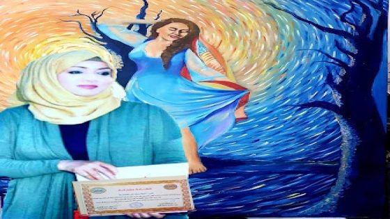 الفنانة التشكيلية نجاة ريحان في ضيافة وكالة التاسعة الإخبارية