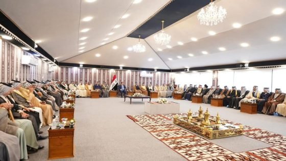 رئيس الوزراء العراقي محمد شياع السوداني يلتقي بشيوخ العشائر العراقية بمناسبة عيد الأضحى المبارك