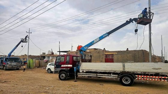 ضمن مشاريع الجهد الهندسي والخدمي : فرع توزيع كهرباء ميسان” تنجز تأهيل شبكة الدفّاس بنسبة 100% 