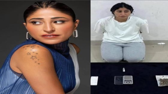 السلطات الكويتية تضبط الفنانة “شجون الهاجري” بحوزتها مواد مخدرة ومؤثرات عقلية بقصد التعاطي.