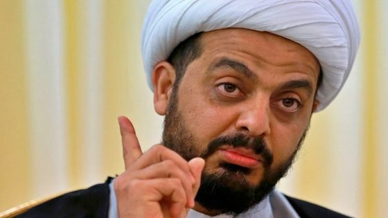 أمين عام عصائب أهل الحق قيس الخزعلي : من يريد تسليم سلاحه فليستعد لحلق شاربه