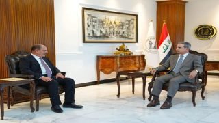 رئيس مجلس القضاء الاعلى يستقبل نقيب الصحفيين