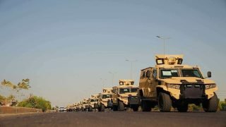 القوات الخاصة التابعة لرئاسة اركان الحشد تنطلق إلى كربلاء المقدسة للمشاركة بتنفيذ خطة عاشوراء .