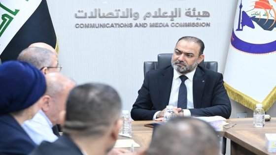 رئيس هيأة الإعلام يترأس اجتماعاً تنظيمياً مع مزودي خدمات الـ GPS لتعزيز الأمن الرقمي في البلاد