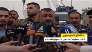 🟣 فيديو.. قيادة عمليات سرايا السلام في سامراء، ترفع سيطرة الجسر الكونكريتي عند المدخل الرئيسي للمدينة، وجميع السيطرات الفرعية للمدينة، في خطوة تهدف إلى تسهيل حركة المرور وتخفيف الزخم على مداخلها،،،،،،