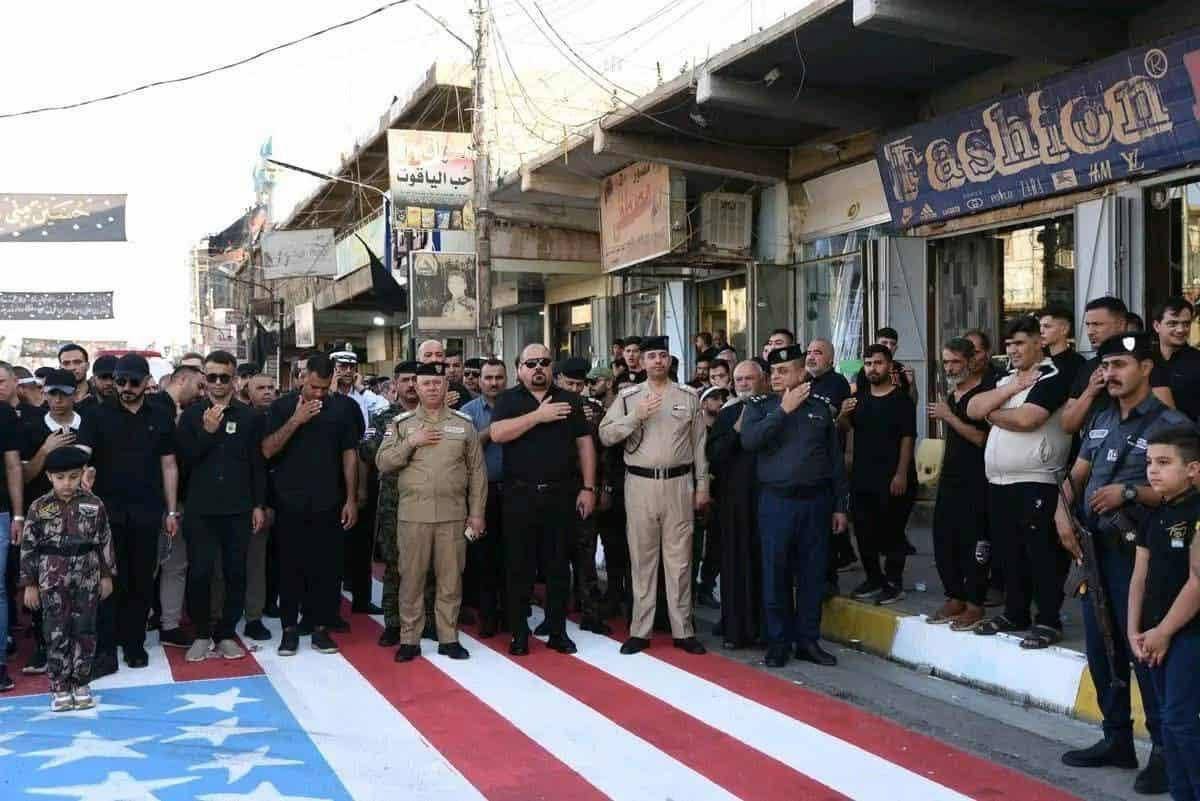 وسائل إعلام محلية: إعفاء لواء وعميدين وعقيدين في محافظة صلاح الدين من مناصبهم على خلفية قيامهم بدعس العلم الأميركي.