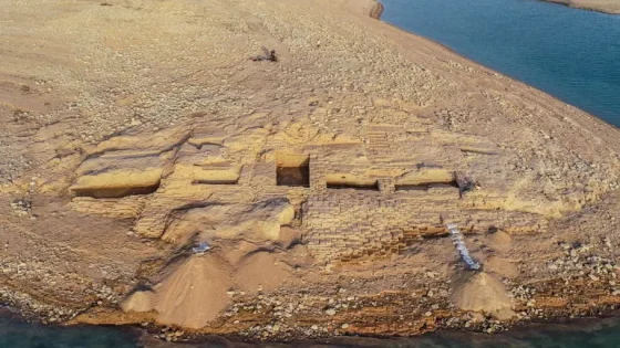 اكتشاف مدينة أثرية تعود لأكثر من 5000 سنة في بحيرة سد الموصل