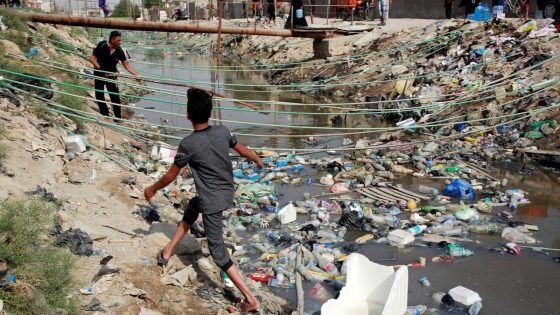 احتجاجات في شط العرب بسبب انقطاع المياه