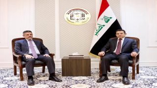 مستشار الأمن القومي السيد قاسم الأعرجي يستقبل القائم بالأعمال الأميركي في العراق السفير ستيفن فاجن
