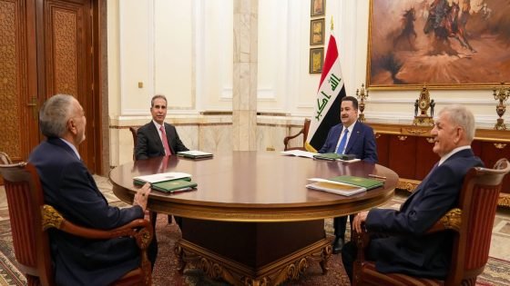 رئيس مجلس القضاء الاعلى يحضر اجتماع الرئاسات