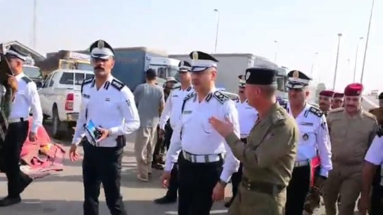 بالفيديو: بعد محافظة صلاح الدين / بلدة سامراء مدير المرور العام يصل محافظة ديالى ومنفذ المنذرية الحدودي