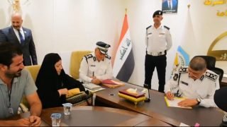 المرور العامة تباشر بطباعة لوحات المركبات الحمل