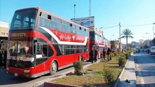 النقل البري: لن تنسحب حافلات النقل حتى خروج آخر زائر من كربلاء المقدسة