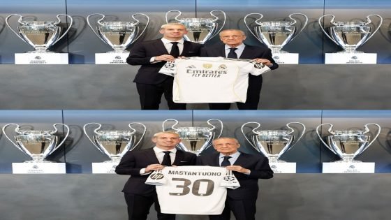 ريال مدريد يقدم لاعبه الجديد الارجنتيني فرانكو ماستانتونو