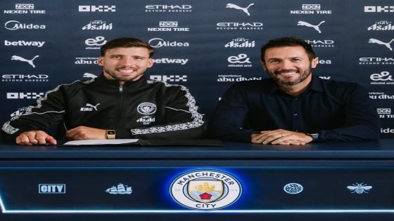 مانشستر سيتي يعلن عن تجديد عقد البرتغالي روبن دياز حتى عام 2029