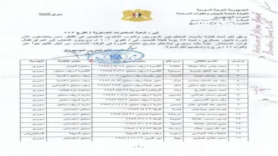 قناة روسيا اليوم تنشر وثيقة تثبت ان الجيش السوري في زمن بشار الاسد قام بتدريب احمد الشرع حاليا “الجولاني” سابقا على عمليات القتال وغيرها.. وان مخابرات الاسد ارسلته للعراق عام 2005 بحجة مقاومة الاحتلال..