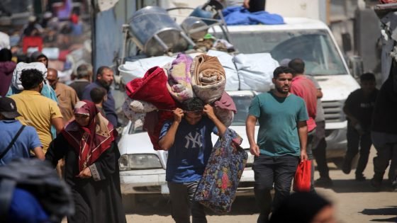 نزوح 450 ألف فلسطيني من غزة إلى الجنوب منذ نهاية آب