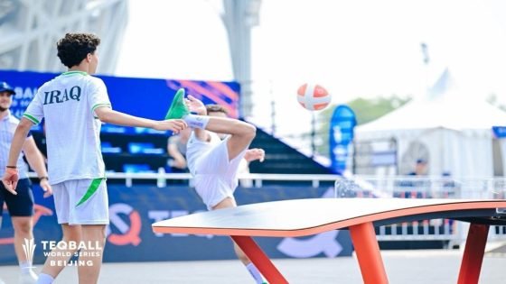 منتخب شباب العراق لتنس كرة القدم يتأهل الى ربع نهائي الجولة العالمية لفعالية TEQBALL بعد الفوز على اليابان