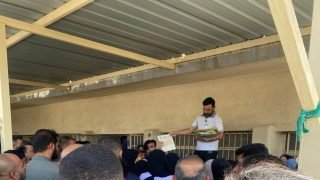 ازدحامات كبيرة في مديرية تربية الرصافة الثانية ببغداد