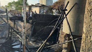 حريق يلتهم 5 خيام للنازحين في مخيم “باجد كندالا” باقليم كردستان