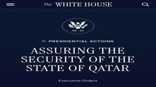بالتزامن مع نقل مقاتلات لقاعدتها في قطر.. واشنطن وفي أمر رئاسي جديد تعتبر أي اعتداء على قطر تهديداً مباشراً لأمنها القومي وتلوّح بالرد الدبلوماسي والاقتصادي والعسكري.