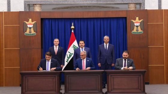 رئيس الوزراء يرعى مراسم توقيع اتفاقية مبادئ بين وزارة النفط وشركة اكسون موبيل الأمريكية