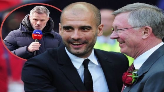 جيمي كاراغر : ما فعله بيب غوارديولا مع مانشستر سيتي ربما أعظم مما فعله السير أليكس فيرغسون مع مانشستر يونايتد.