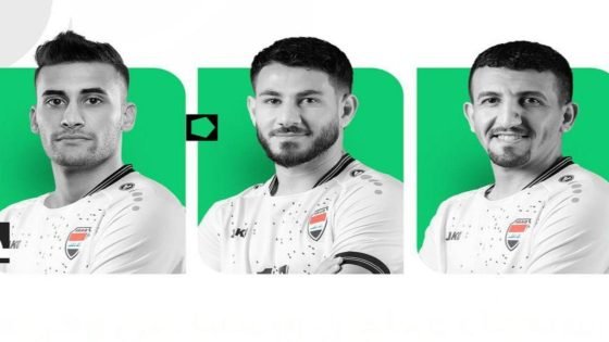 استدعاء أمجد عطوان وزيد إسماعيل وشيركو بدلاً من بايش وأسامة رشيد وأمير صباح في قائمة العراق لكأس العرب