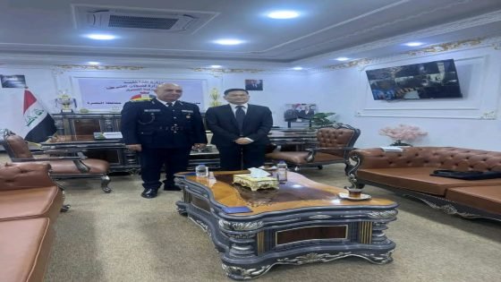 قنصل جمهورية الصين الشعبية يزور مديرية مرور البصرة