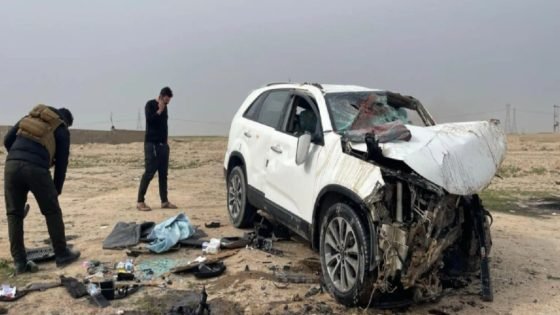 مصرع شخصين وإصابة ثالث بحادث سير مروّع شمال الناصرية