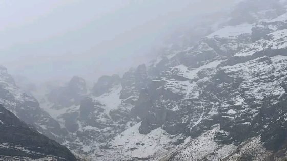 الأبيض يحل على جومان.. أول تساقط للثلوج يزين جبال إقليم كردستان