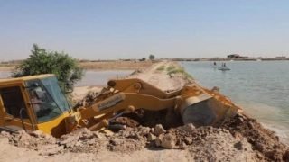 مديرية الموارد المائية بصلاح الدين تطلق حملة واسعة لرفع التجاوزات على نهر دجلة وتؤكد اعتماد المياه الجوفية للخطة الزراعية الشتوية