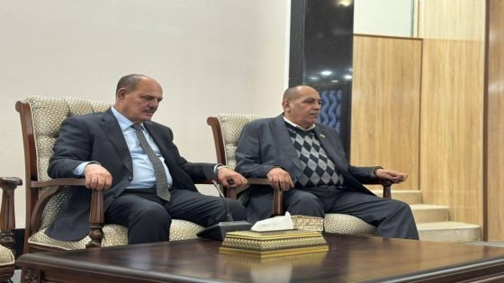 نقيب الصحفيين العراقيين من الموصل يلتقي محافظ نينوى ويبحثان دعم الأسرة الصحفية