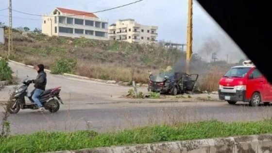 تصعيد جديد في جنوب لبنان: مسيّرة للكيان الصهيوني تستهدف سيارة وتوقع قتيلاً قرب صيدا