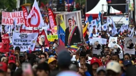 آلاف من أنصار نيكولاس مادورو يتظاهرون في كراكاس مطالبين بالإفراج عنه بعد عملية عسكرية أميركية ونقله إلى الولايات المتحدة