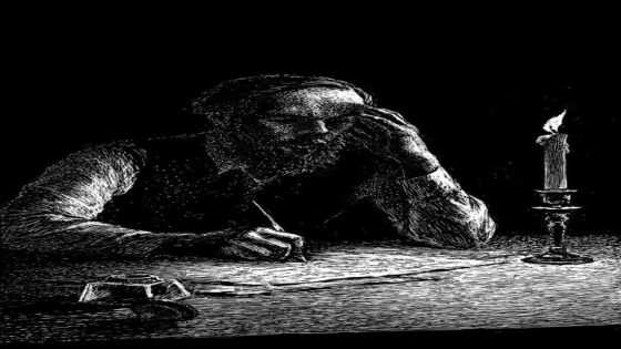 كان حال دوستويفسكي المادي أثناء كتابة “الجريمة والعقاب” صعباً للغاية، حيث عانى من الفقر والديون، وكان يعمل تحت ضغط هائل لاكمال الرواية لكي يسدد ديونه، وشعر بضيق الوقت والحاجة لإنجاز العمل في فترة قصيرة، وهو ما انعكس على أسلوب الكتابة السريع الذي اتسم به العمل، بالإضافة إلى الصراع النفسي والاجتماعي الذي كان يعيشه في بطرسبرغ المضطربة.