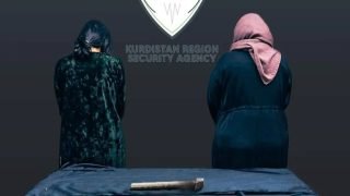 القبض على امرأة وابنتها بتهمة قتل الأب بقضاء شهرزور في محافظة السليمانية.