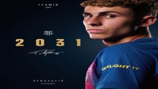 نادي برشلونة يُعلن عن تجديد عقد نجمه فيرمين لوبيز حتى عام 2031.