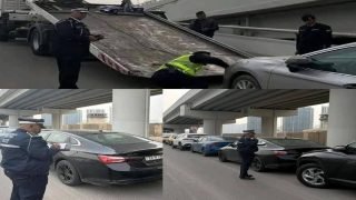 مديرية المرور العامة تغرم وتحجز أكثر من 100 سيارة مركونة على مجسر الطلائع الجديد وأسفله، تعود لطلاب كلية آشور.