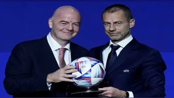 الاثلتيك: تم تقديم شكوى إلى المحكمة الجنائية الدولية تتهم جياني إنفانتينو [رئيس الفيفا] وألكسندر تشيفرين [رئيس الاتحاد الأوروبي لكرة القدم] بالمساعدة في ارتكاب جرائم حرب وجرائم ضد الإنسانية في الأراضي الفلسطينية المحتلة