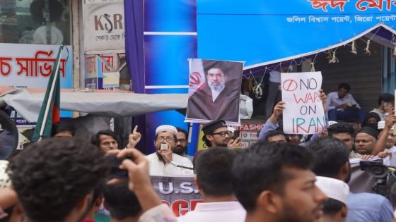 مظاهرات في بنغلادش ضد العدوان على إيران