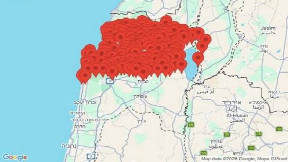 171 مستوطنة صهيونية تدوي فيها صفارات الرعب.