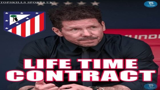 حسب Topskills Sports: اتلتيكو مدريد مستعد لتقديم عقد مدى الحياة لدييغو سيميوني إذا حقق لقب كأس ملك إسبانيا ودوري أبطال أوروبا هذا الموسم