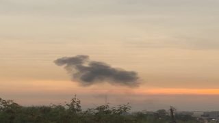 انفجار طائرة مسيرة مفخخة في منطقة ابو غريب ببغداد.